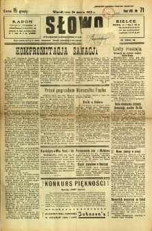 Słowo, 1929, R. 8, nr 71
