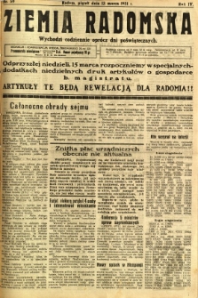 Ziemia Radomska, 1931, R. 4, nr 59