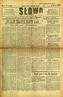 Słowo, 1929, R. 8, nr 79