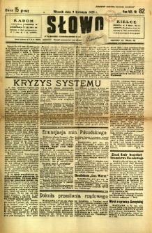 Słowo, 1929, R. 8, nr 82
