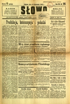 Słowo, 1929, R. 8, nr 86
