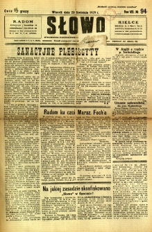 Słowo, 1929, R. 8, nr 94