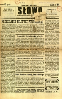 Słowo, 1929, R. 8, nr 101