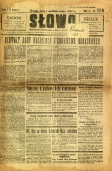 Słowo, 1930. R. 9, nr 226
