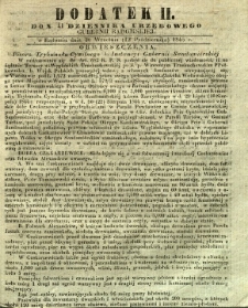 Dziennik Urzędowy Gubernii Radomskiej, 1845, nr 41, dod. II