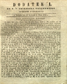 Dziennik Urzędowy Gubernii Radomskiej, 1846, nr 18, dod. I