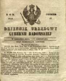 Dziennik Urzędowy Gubernii Radomskiej, 1846, nr 46