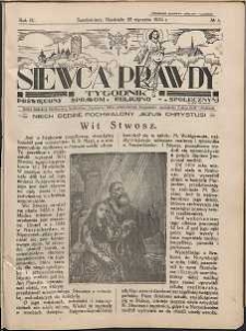 Siewca Prawdy, 1934, R. 4, nr 5