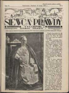 Siewca Prawdy, 1934, R.4, nr 8