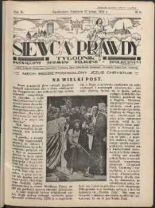 Siewca Prawdy, 1934, R. 4, nr 9