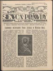 Siewca Prawdy, 1934, R.4, nr 32