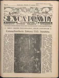 Siewca Prawdy, 1934, R.4, nr 38