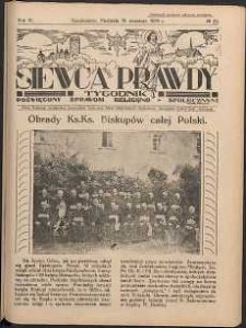 Siewca Prawdy, 1934, R.4, nr 40