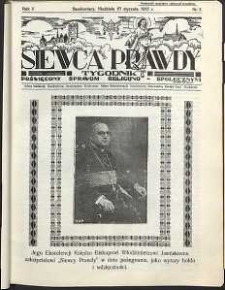 Siewca Prawdy, 1935, R. 5, nr 5