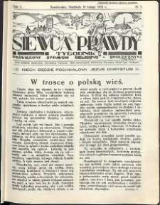 Siewca Prawdy, 1935, R. 5, nr 7