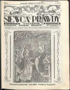 Siewca Prawdy, 1935, R. 5, nr 13