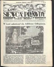 Siewca Prawdy, 1935, R. 5, nr 19