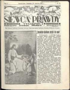 Siewca Prawdy, 1934, R.4, nr 27