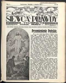 Siewca Prawdy, 1935, R. 5, nr 32