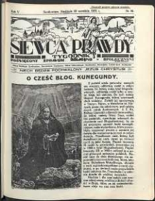 Siewca Prawdy, 1935, R.5, nr 39