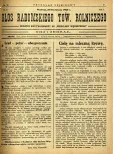 Przegląd Sejmikowy : Urzędowy Organ Sejmiku Radomskiego, 1925, R. 4, nr 16, dod.