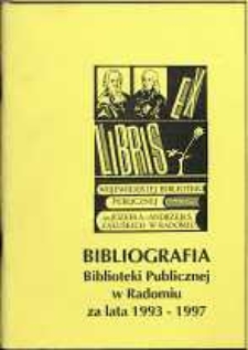 Bibliografia Biblioteki Publicznej w Radomiu za lata 1993-1997
