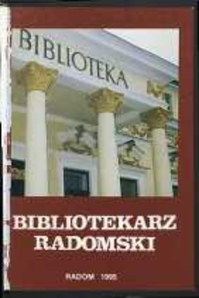 Bibliotekarz Radomski, R. 3, 1995, nr 3-4