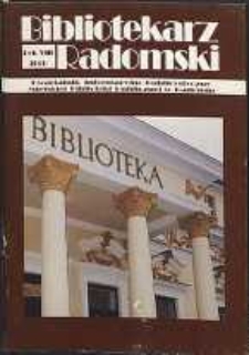 Bibliotekarz Radomski, 2000, R. 8, nr 3