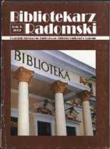 Bibliotekarz Radomski, 2002, R. 10, nr 1
