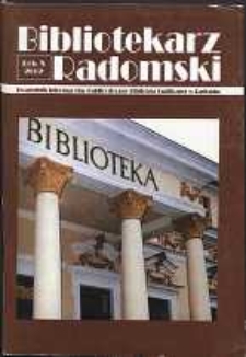 Bibliotekarz Radomski, 2002, R. 10, nr 2