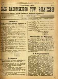 Przegląd Sejmikowy : Urzędowy Organ Sejmiku Radomskiego, 1925, R. 4, nr 25. dod.