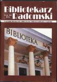 Bibliotekarz Radomski, 2004, R. 12, nr 3-4