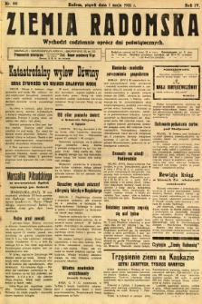 Ziemia Radomska, 1931, R. 4, nr 99