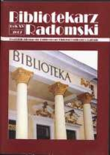 Bibliotekarz Radomski, 2007, R. 15, nr 2