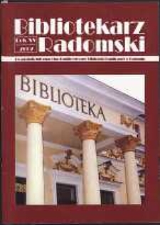Bibliotekarz Radomski, R. 15, 2007, nr 3-4
