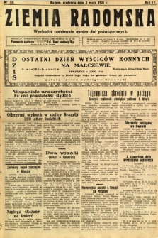 Ziemia Radomska, 1931, R. 4, nr 101
