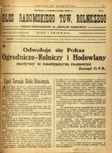 Przegląd Sejmikowy : Urzędowy Organ Sejmiku Radomskiego, 1925, R. 4, nr 38, dod.