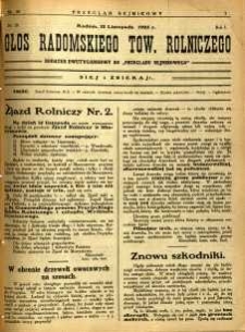 Przegląd Sejmikowy : Urzędowy Organ Sejmiku Radomskiego, 1925, R. 4, nr 44, dod.
