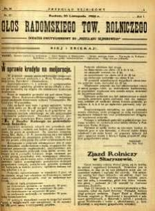 Przegląd Sejmikowy : Urzędowy Organ Sejmiku Radomskiego, 1925, R. 4, nr 46, dod.