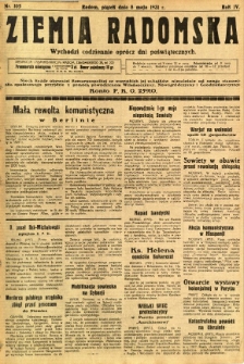 Ziemia Radomska, 1931, R. 4, nr 105