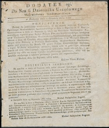 Dziennik Urzędowy Województwa Sandomierskiego, 1834, nr 6, dod. II