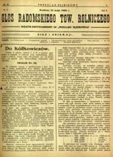 Przegląd Sejmikowy : Urzędowy Organ Sejmiku Radomskiego, 1926, R. 5, nr 18, dod.