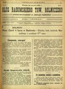 Przegląd Sejmikowy : Urzędowy Organ Sejmiku Radomskiego, 1926, R. 5, nr 24, dod.