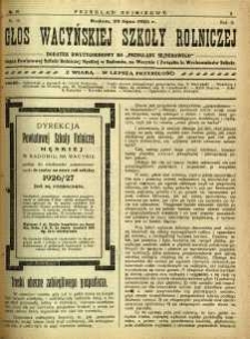 Przegląd Sejmikowy : Urzędowy Organ Sejmiku Radomskiego, 1926, R. 5, nr 29, dod.