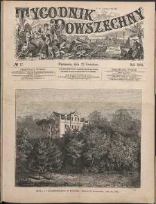 Tygodnik Powszechny, 1882, nr 17