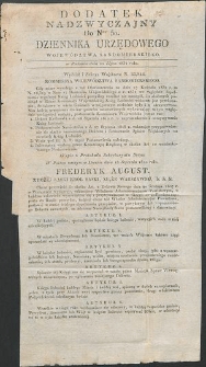 Dziennik Urzędowy Województwa Sandomierskiego, 1834, nr 30, dod. nadzwyczajny