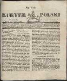 Kuryer Polski, 1831, nr 419