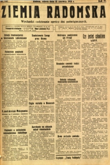 Ziemia Radomska, 1931, R. 4, nr 133