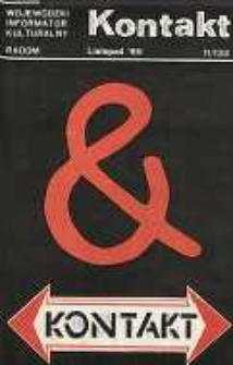 Kontakt : Wojewódzki Informator Kulturalny, 1989, nr 11