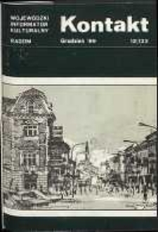 Kontakt : Wojewódzki Informator Kulturalny, 1989, nr 12